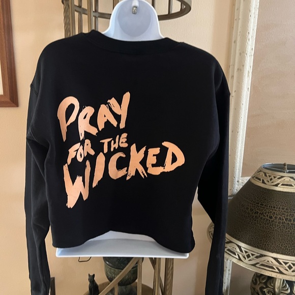 PANIC! AT THE DISCO Official 2018 Pray for the Wicked Crew Neck Crop Sweater S - Picture 5 of 10